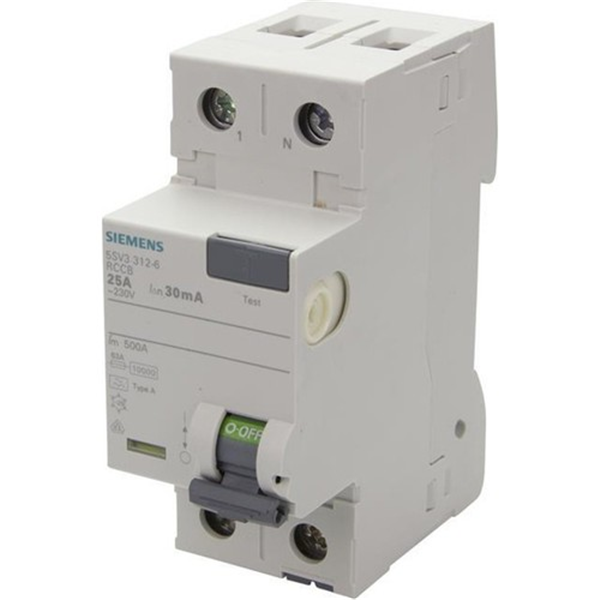 SIEMENS - 5SV4312-0 Kaçak Akım Rölesi 25A 30mA 230V