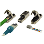 CAT6A - CAT7 için PLUG IP20 ENDÜSTRİYEL TİP 10G 